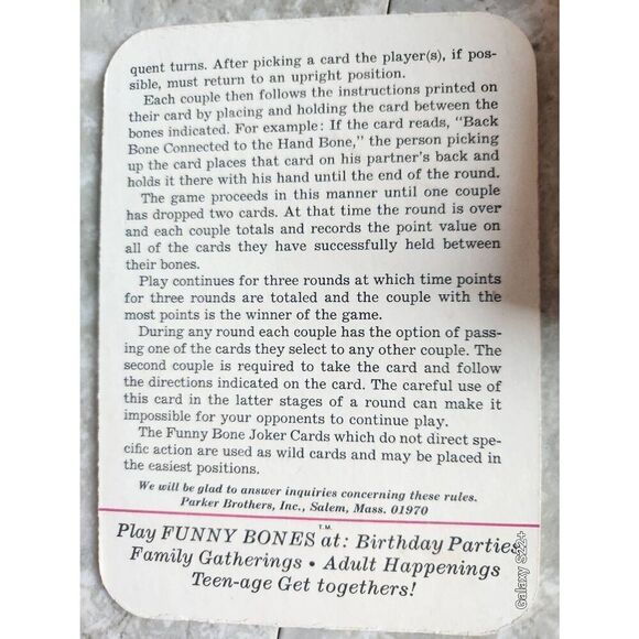 SL Parker Bothers Vintage Funny Bones game - Picture 6 of 6